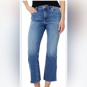 Kut from the Kloth Kelsey High Rise Fab Ab Ankle Flare size 6